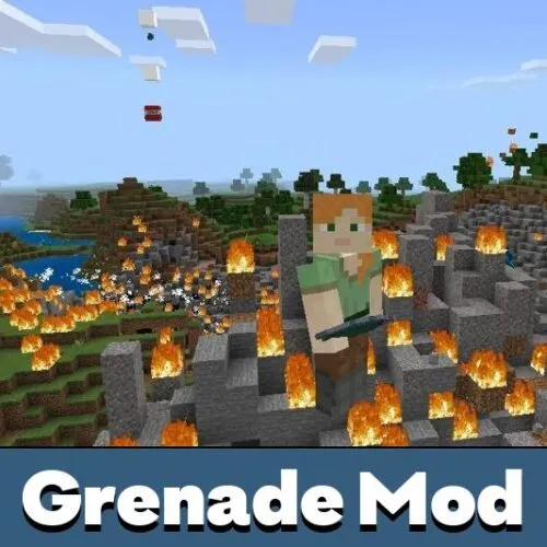 Grenade Mod for Minecraft PE