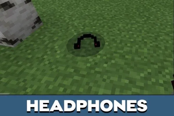 Headphones from Electrics Furniture Mod for Minecraft PE