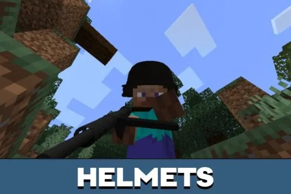 Helmets from Military Mod for Minecraft PE