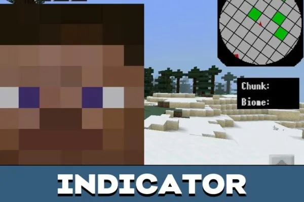 Indicator from Chunk Finder for Minecraft PE