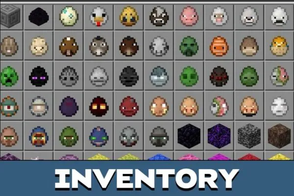 Inventory from Egg Mod for Minecraft PE