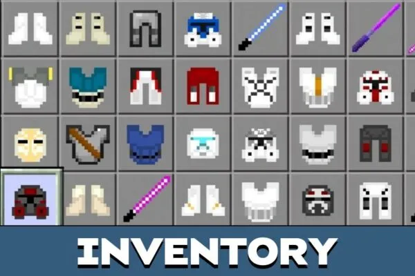 Inventory from Star Wars for Minecraft PE