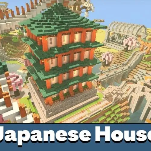 Japanese House Map for Minecraft PE