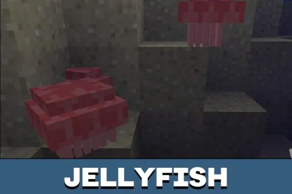 Jellyfish from Fish Mod for Minecraft PE