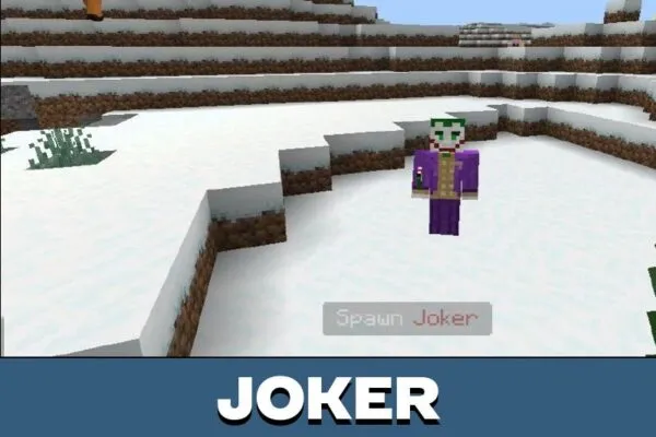 Joker from Batman Mod for Minecraft PE