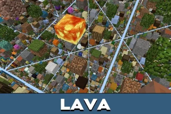 Lava from Skygrid Map for Minecraft PE