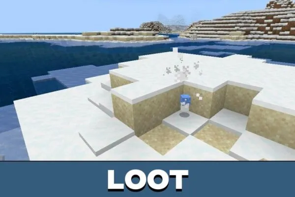 Loot from Iceologer Mod for Minecraft PE