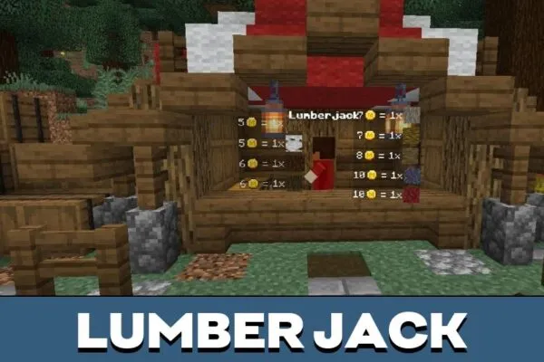 Lumber Jack from Shop Mod for Minecraft PE