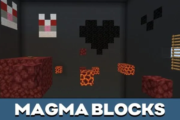 Magma Blocks from YouTubers Map for Minecraft PE