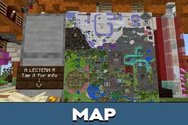 Map from Chinese House Map for Minecraft PE