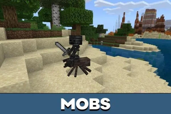 Mobs from Egg Mod for Minecraft PE