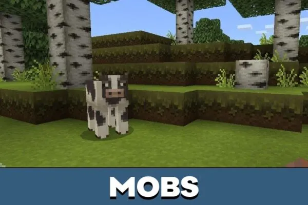 Mobs from Mizunos 16 Craft Texture Pack for Minecraft PE