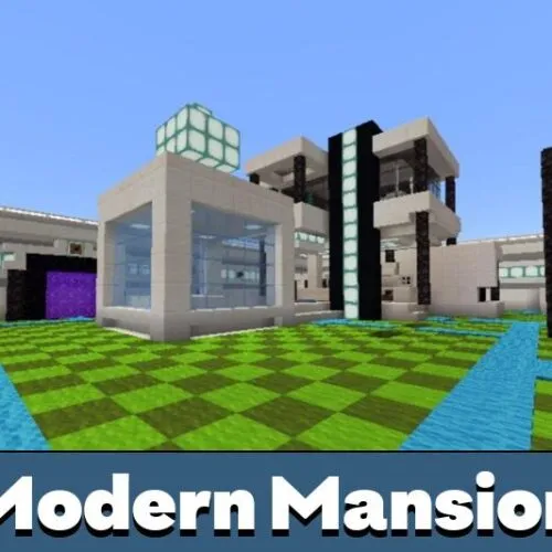 Modern Mansion Map for Minecraft PE