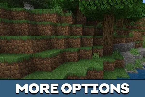 Options from Shadow Texture for Minecraft PE