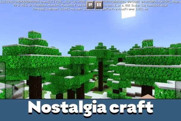 Craft from Nostalgia Texture Pack for Minecraft PE