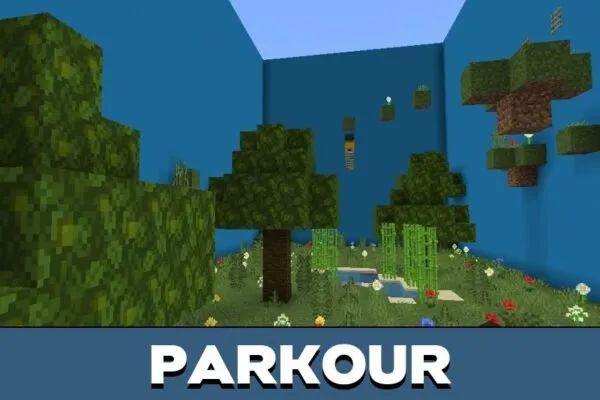 Parkour from Story Mode for Minecraft PE