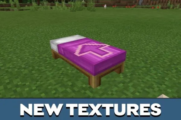 Textures from Fancy Bed Texture Pack for Minecraft PE