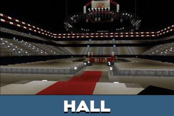 Hall from WWE Map for Minecraft PE