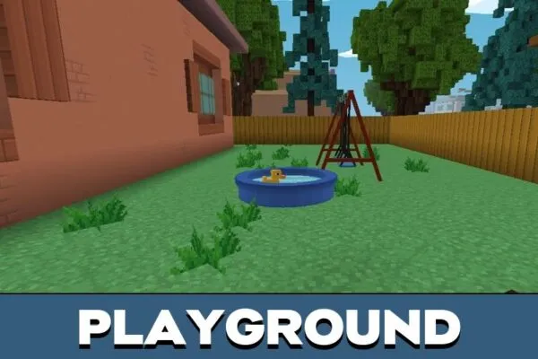 Playground from Simpsons Map for Minecraft PE