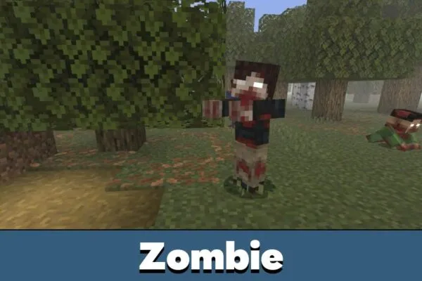 Zombie from Project Walker Mod for Minecraft PE