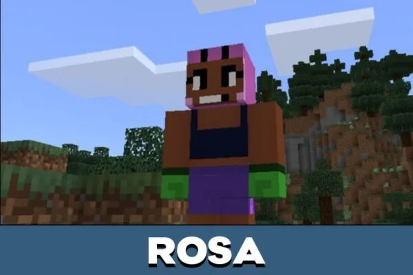 Rosa from Brawl Stars Mod for Minecraft PE