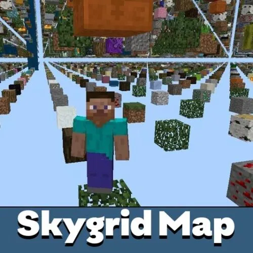 Skygrid Map for Minecraft PE