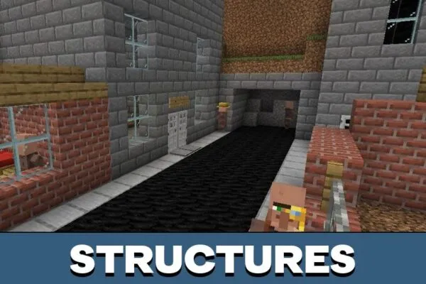 Structures from Story Mode for Minecraft PE