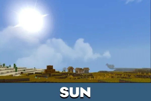 Sun from Autumn Texture Pack for Minecraft PE