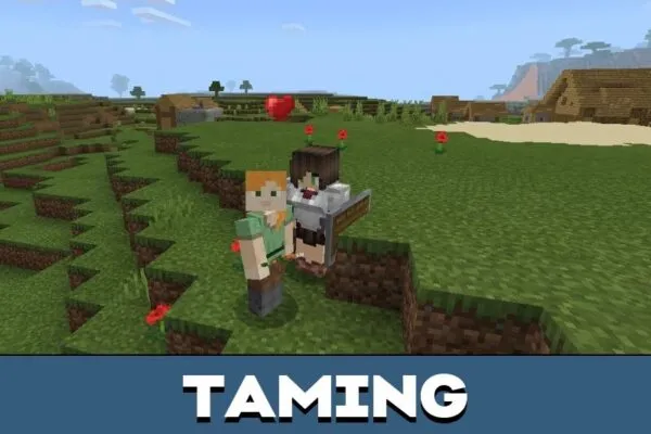 Taming from Family Life Mod for Minecraft PE