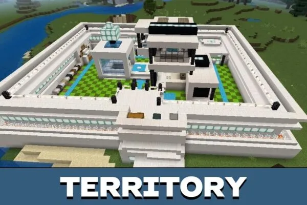 Territory from Modern Mansion Map for Minecraft PE