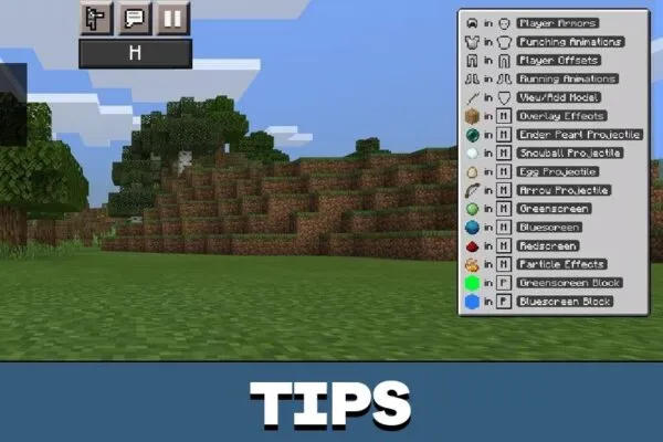 Tips from Thumbnail Maker Texture Pack for Minecraft PE