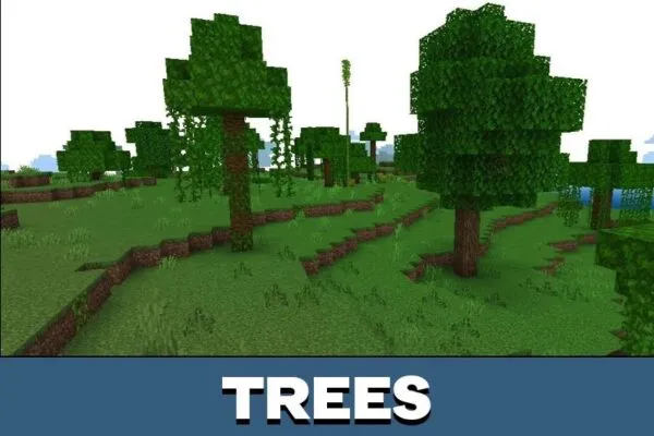 Trees from Bicubic Shaders for Minecraft PE