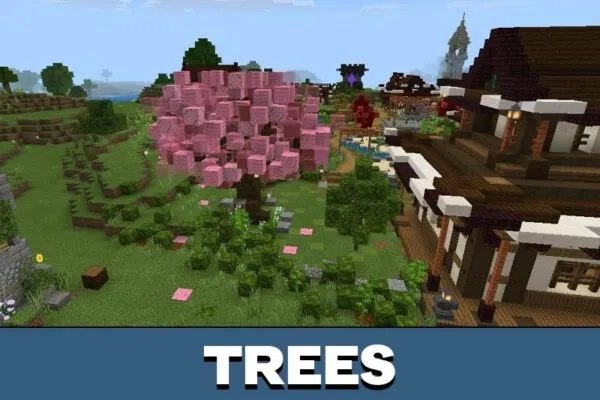 Trees from Japanese House for Minecraft PE