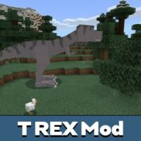 T Rex Mod for Minecraft PE