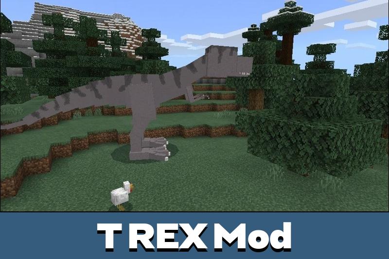 T-Rex dinosaur – mod for Minecraft APK voor Android Download