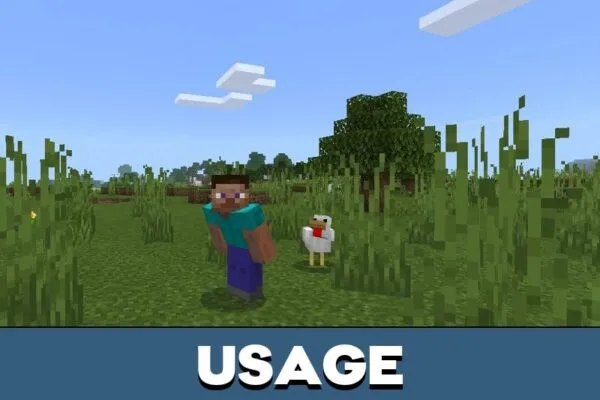 Usage from Fart Mod for Minecraft PE