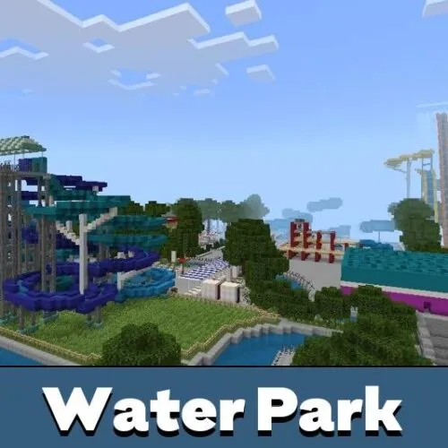 Water Park Map for Minecraft PE