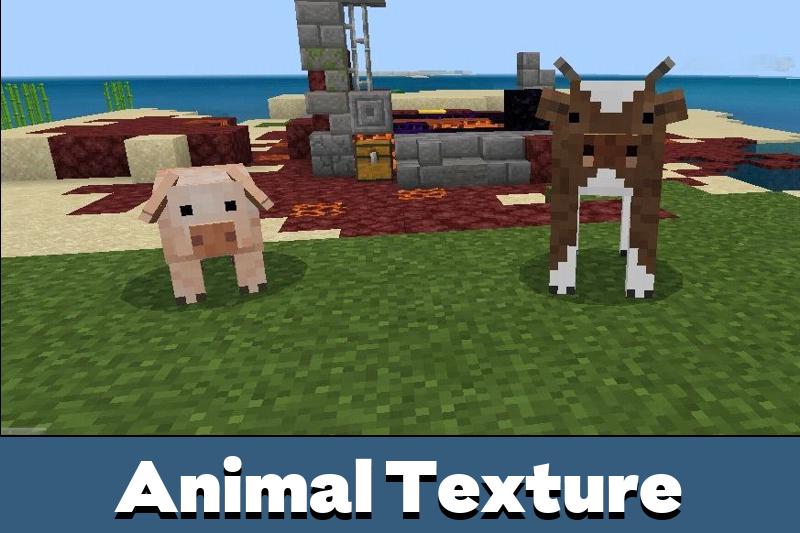 cute animals minecraft texture pack
