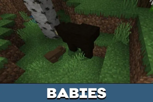 Babies from Bear Mod for Minecraft PE