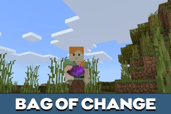 Bag of Change from Magical Broomstick Mod for Minecraft PE