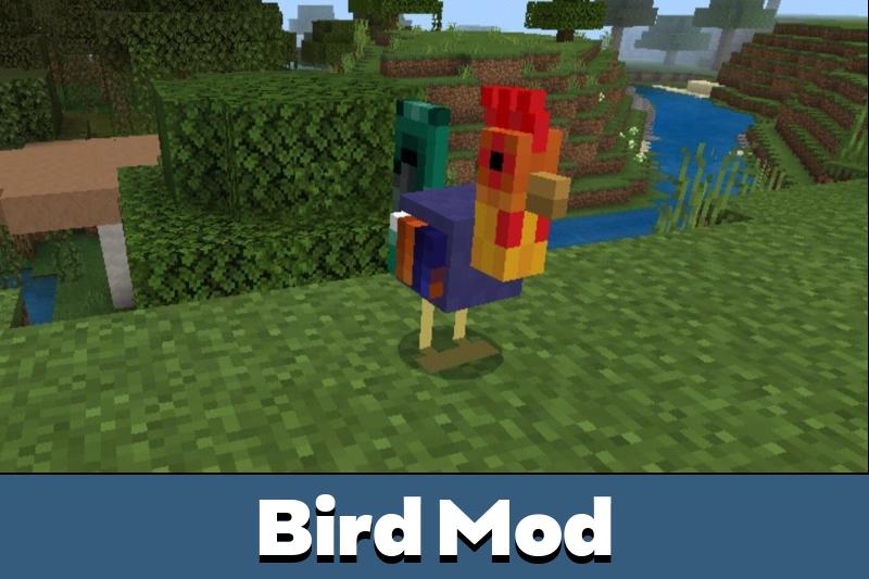 Download Bird Mod for Minecraft PE Bird Mod for MCPE