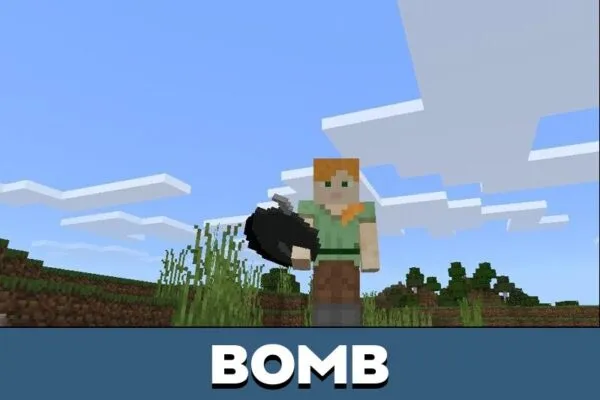 Bomb from Treecapitator Mod for Minecraft PE