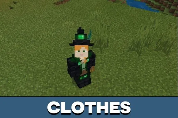 Clothes from Magical Broomstick Mod for Minecraft PE