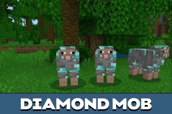 Diamond Mob from Sheep Mod for Minecraft PE