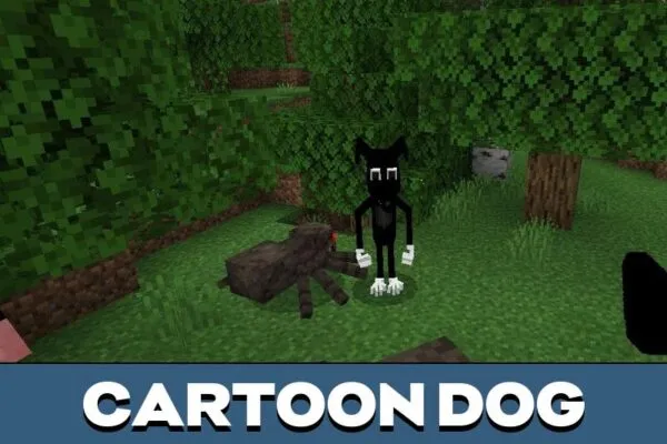 Dog from Cartoon Cat Mod for Minecraft PE