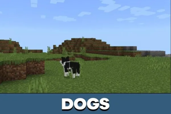 Dogs from Horse Mod for Minecraft PE