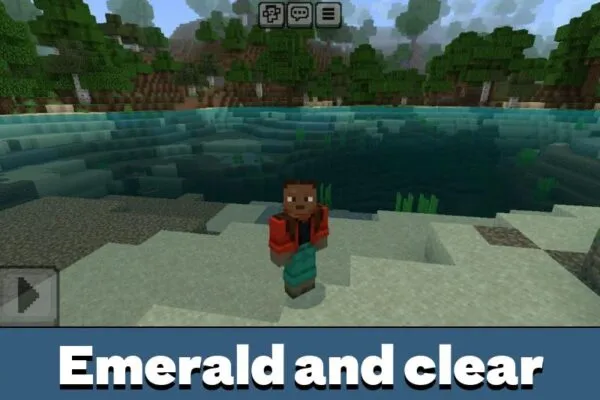 Emerald and Clear from Clear Water Texture for Minecraft PE