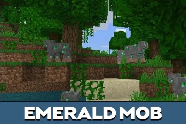 Emerald Mob from Sheep Mod for Minecraft PE