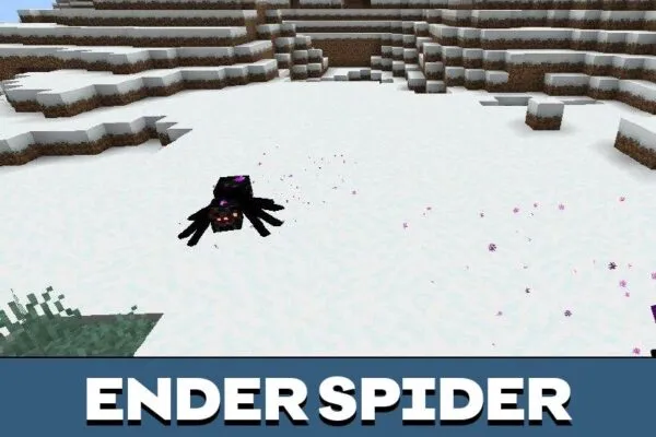 Ender Mobs from Spider Mod for Minecraft PE