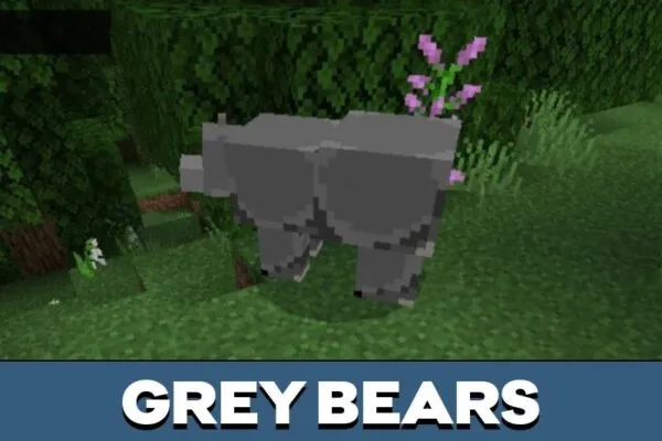 Grey Mobs from Bear Mod for Minecraft PE